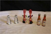 Lot of 3 Collectable Salt & Pepper Shakers