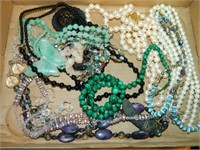 Stone Necklaces - Malachite, Jade, Crystal