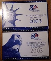 2003 US Mint Proof Set & Quarter Proof Set