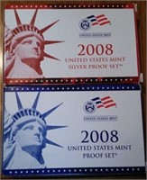 2008 US Mint Silver Proof Set & Proof Set
