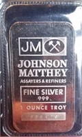 Johnson Matthey 1 oz Bar