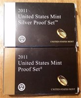 2011 US Silver Proof Set & Proof Set