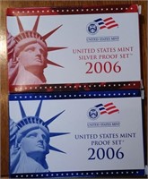 2006 US Mint Silver Proof Set & Proof Set
