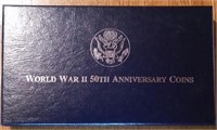 WWII 50th Anniversary 2 Coin Proof Set