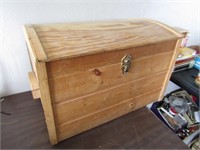 HAND MADE WOOD CHEST !