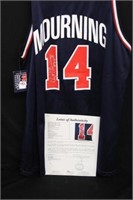 Alonzo Mourning autographed USA dream team