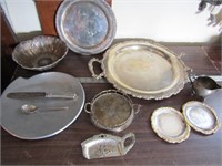 SILVER SERVING SETS, SOME STERLING SILVER !