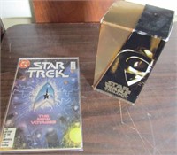STAR TREK COMIC BOOK & STAR WARS VHS TAPES !