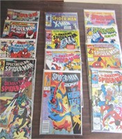 13 COLLECTIBLE SPIDERMAN COMIC BOOKS !