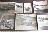 VINTAGE RACE CAR & HORSE PHOTO'S !