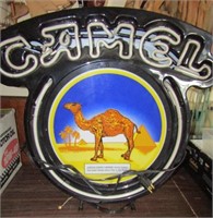 COLLECTIBLE LIGHTED CAMEL NEON SIGN !
