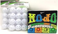 24 Mojo Golf Balls & 24 Practice Golf Balls