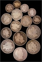 Coin Assorted Barber Type Coins  U.S. Silver 90%