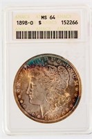 Coin 1898-O Morgan Silver Dollar MS64