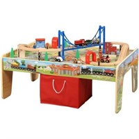 2-in-1 Activity Table w/ 50pc Train Set