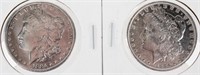 Coin Morgan Silver Dollars (2) 1884-P & 1887-P