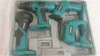 4 Coleman Power Mate Tools in case no battery