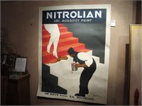POSTER TITLED "NITROLIAN" DATED 1929 4'X6'