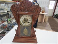 Gingerbread Mantle Clock by New Haven Clock Co