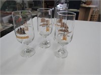 Set of 4 Stemware Heilman's Glasses