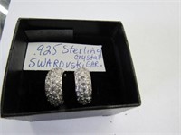 .925 Sterling Swardvski Earrings