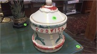Vintage cookie jar (knob repaired)