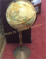 Vintage floor globe