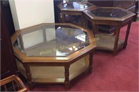3 piece coffee end table set