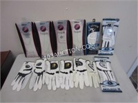 Lot of 13 Men's & Women's Golf Gloves