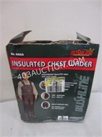 Bushline Insulated Chest Waders SZ 11 $140
