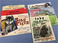 Lot of Alaskan books: Inky the Raven autographed c