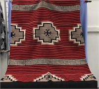 Very nice, old Navajo rug approx. 72x46" circa 192