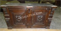 Antique Wooden Storage Cupboard 44.5"Length