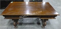 Wooden Table w/ Storage Drawers 67"L x 40"W x 32"H