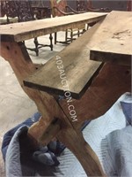 Wooden Picnic Table 48"L x 27"W x 30"H