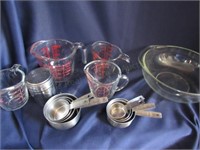 Measuring Cups, Strainer, Bowls