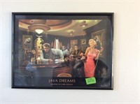Framed Poster "Java Dreams" by Chris Consani, &