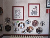 (2) Framed Norman Rockwell Pictures, (16) Norman