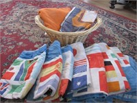 Beach Towels with Basket