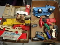 Die-Cast Jeep, Fire Truck, Freight Express, Tonka