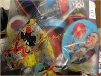 12+ Vintage Tin Litho Party Noise Makers