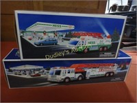 2 Hess- Fire Truck And Emergency Truck Models