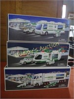 3 Hess Recreation Van, Toy Truck/ Racecars, Helico