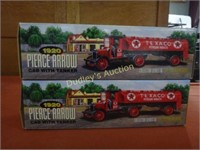 2 Texaco 1920 Pierce Arrow Cab With Tanker Collect