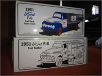 First Gear 51 Ford F-6 Pepsi Cola Full Rack Truck/