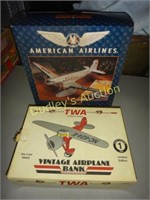 American Airlines Douglas Dc-3 + Twa Collector Vin