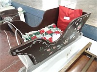 Vintage Wood Child's Sleigh