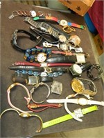 Watch Lot W/Timex & Relic Along W/Many More