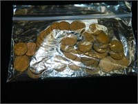 50 Lincoln Cent Pennies