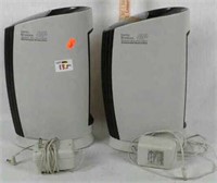Two desktop Ionic Breeze Air Purifiers